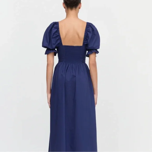 Hill House Ophelia Dress - Navy Blue - Picture 2 of 8
